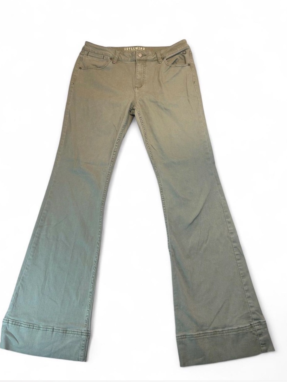 Idyllwind Olive Green Flare Jeans